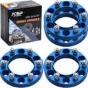 KSP 25mm1" Tacoma Wheel Spacers 6x5.5 Bolt Pattern, 6x139.7 to 6x139.7 Hubcentric Spacers Compatible with Toyota 4Runner Fj Cruiser Tundra 6 Lug Wheel, 4pcs Aluminum Tire Spacer with 106mm Hub Bore