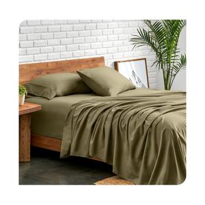 Bare Home Queen Sheet Set - Soft Microfiber Queen Bed Sheets, Pieces of 6,  cases for pillow, 20×25"(2), 30×19"(2).  8F×6.8F,  light green