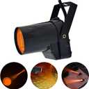 Portable 5W Yellow LED Pinspot Lights Spotlights Beam Show Lamp DJ Party Disco Mirror Ball Projector Stage Lighting Y