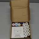 Sticker Printer - Bluetooth Inkless Thermal Printer & Sticker Maker, Wireless Portable Print Pod for iPhone/Android, DIY Labels, Notes, Kids Crafts, Journals - Includes 13 Rolls Paper-Blue