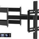 Heavy Duty Long Dual Arm TV Wall Mount Holds up to 179 lbs, Swivel and Tilt TV Mount with 40.9" Extended Articulating Arms for Most 42-90 inch TVs, VESA 800x400mm, Fits 16''-18'' Wood Studs