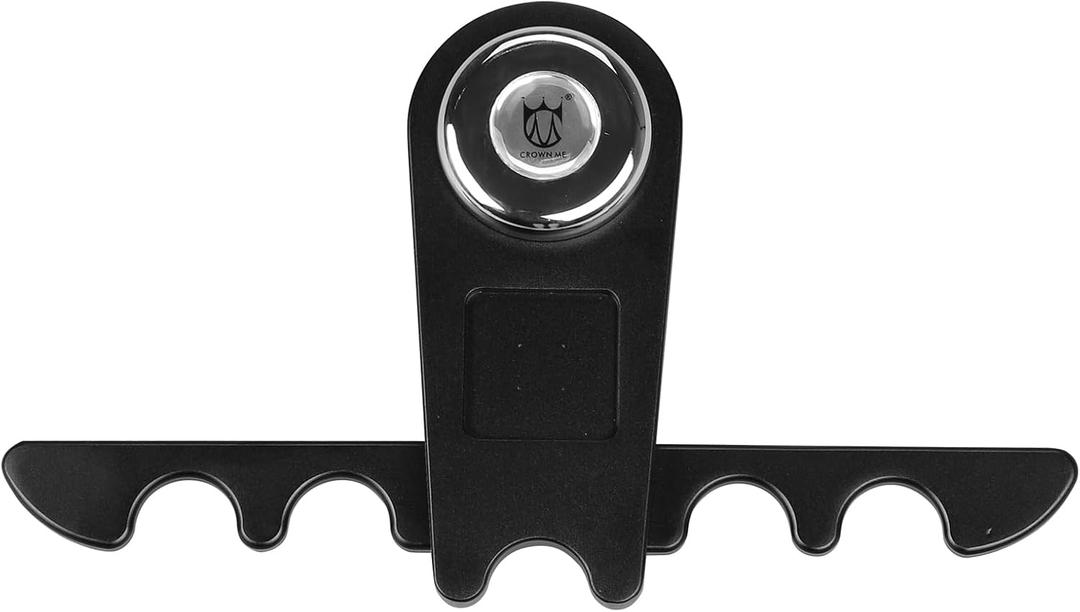 CROWN ME Portable Weighted Pool Cue Holder, Billiard Chalk Holder, Black Rest Stick