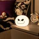 Disney Jack Skellington Squishy Light - Color-Changing Night Light for Kids & Adults, USB/Battery Operated Dimmable Lamp, Halloween & Christmas, Perfect for Bedroom, Playroom, Living Room (82503)