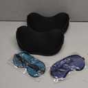 2 Pack - Car Headrest Pillow for Neck Support, 100% Memory Foam Car Neck Pillow with Sleep Mask - Universal Fit Head Rest Travel Pillow Car Pillow for Pain Relief While Driving(Contains 2 Eye Masks)