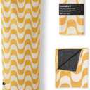 Nomadix Mini Towel - Perfect for Beach, Pool, Travel, Camping, Yoga - Made with Recycled Materials - Super Absorbent - Sand Resistant - Copacabana Mango - 16" x 40"