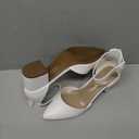 DREAM PAIRS Women's High Heel Ankle Strap Closed Toe Chunky Wedding Pumps Shoes, 9.5 W