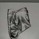 Wedge Pillow Case Cover for Style Protection, Thickened Satin Fabric Soft & Skin-Friendly, Wedge Pillow Cover with Zipper for Easy Install, Machine Washable (Dark Grey, 25"x25"x8")