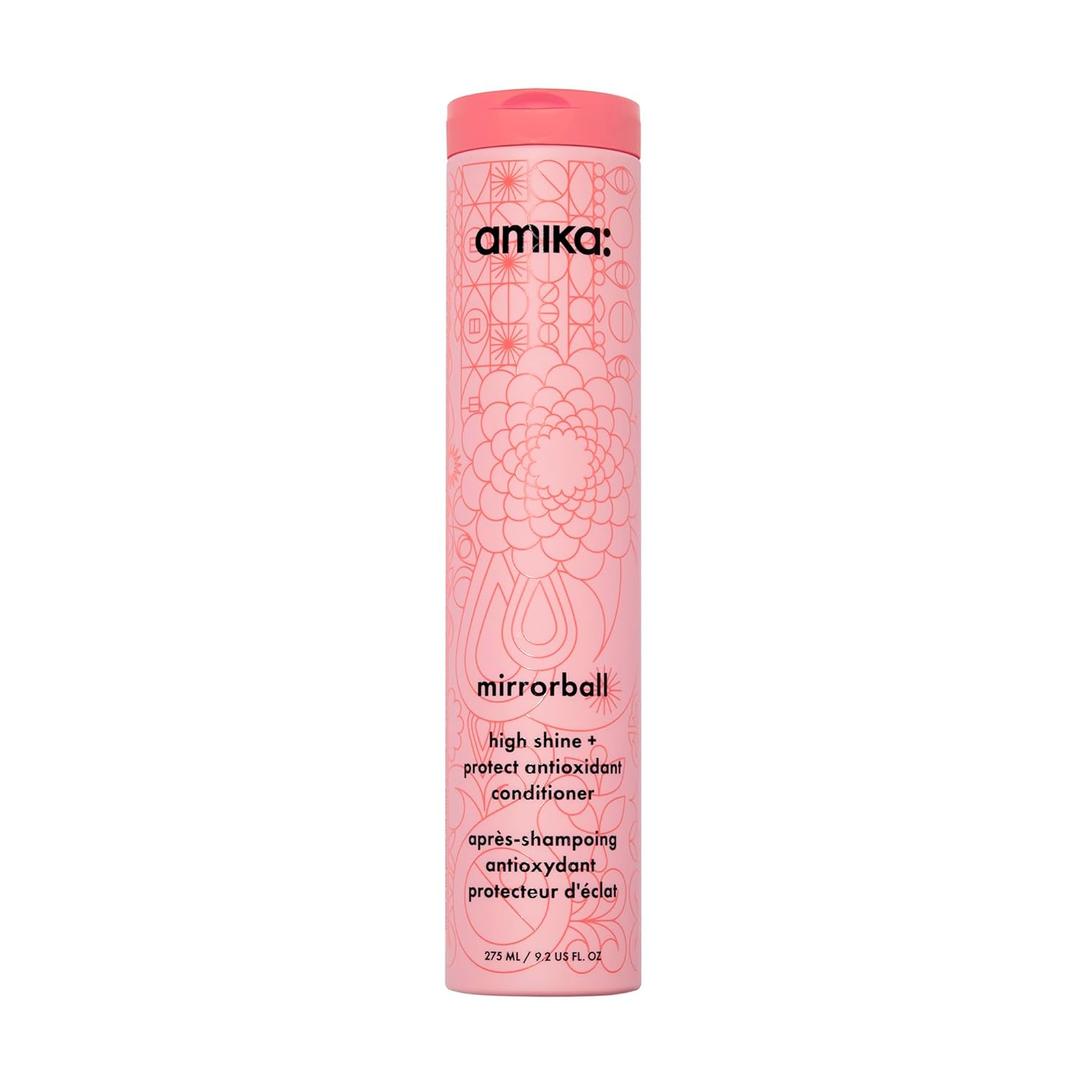 amika mirrorball high shine + protect antioxidant conditioner (275ml)