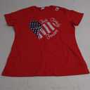 Faith Family Freedom - Patriotic Christian Vintage USA Flag T-Shirt (Large)