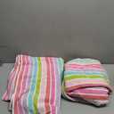 COTTON CRAFT Hooded Beach Towel - Oversized XXL 35x84 Towel with Hood for Adults - The Big Kahuna 7 Foot Beach Blanket Towel - Big & Tall Soft 100% Cotton Velour - Pool Bath Wrap - Pink Multi