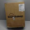 SoundAsleep Products Dream Series Luxury Air Mattress, ComfortCoil Technology, Built-in High Capacity Pump for Home, Camping- Double Height, Adjustable, Inflatable Blow Up, Portable (Queen Size) (Blue)