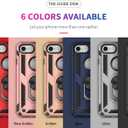 Korecase Compatible with iPhone 8 Case/iPhone 6 Case/iPhone 7 Case, Extreme Protection Military Armor Dual Layer Shockproof Protective Cover with 360 Swivel Ring Kickstand Silver