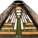 Tiffany Glass Shades, Stained Glass Shades, Chandelier Shades, Wall Lamp Shades, Replacement Shades. Floor Lamp Replacement (Square)