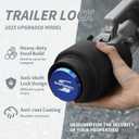 Upgraded Trailer Lock, Fits 2 Inch Coupler Heavy Duty Anti-Theft Trailer Hitch Lock, Accessories for RV/Boat/Trailer Model 2025