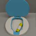 Portable, Foldable Potty Seat For Toddler, Training Toilet Seat Emergency Toilet for Car, Camping, Outdoor, Indoor (Light Blue, Small)