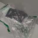 RICHER HOUSE Floating Shelves with Guardrail, Rustic Wood for Wall Décor, Farmhouse Bathroom Accessories Mounted, Organizer over Toilet Storage, Kitchen, Living Room  Black