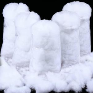 Shappy 14.11 Ounce/ 400 g Christmas Fake Clouds Snow Decoration Artificial White Cloud Fiber Faux Fluffy Snow Indoor Soft Artificial Fake White Cotton Winter Craft Decor Xmas Tree Village Displays