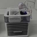 Arctic Air Pure Chill 2.0 Evaporative Air Cooler by Ontel - Powerful, Quiet, Lightweight and Portable Space Cooler with Hydro-Chill Technology For Bedroom, Office, Living Room & More,Blue