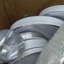 BESTVIP 600PCS Silver Dinnerware Set for 100 Guests, Plastic Plates for Party, 100 Silver Disposable Plates, 100 Dessert Plates, 100 Cups, 100 Spoons, 100 Forks and 100 Knives