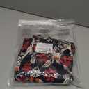 Womens Long Sleeve Tops Casual V Neck Trendy Floral Print Hiking Shirts Soft Comfy Lightweight Spring Boho Blouses (Large, Black and Red Floral)