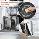 Stove Protector liner For 30" LG Gas Range Model LGLDG4315 LRG4115 LRG4113 LDG4313 LRGL5825 LRGL5925 LSGL6335 5-Burner Thickness Reusable Stove Burner Covers