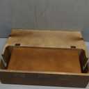 3 Pcs 3 Size Wooden Cable Box Organizer Set with 130 Pcs Cable Management Kit, Desk Cord Hider Cord Holder to Hide Wires Power Strips(Walnut Color)