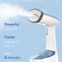Reemix Steamer for Clothes, Folding Handheld Design Garment Wrinkles Remover, 20g/min Strong Penetrating Steam, 25-Sec Fast Heat-up, for Home, Office and Travel (Blue Gray)