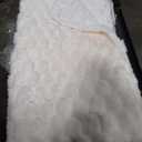 Off White Throw On Blanket, size 50x60