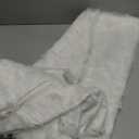 Christmas Tree Skirt White, 48 Inch Soft Faux Fur Xmas Tree Skirts, Large Luxury Velvet Plush Christmas Trees Decoration, White Ornaments for Christmas Holiday Party Indoor Party Home Decor