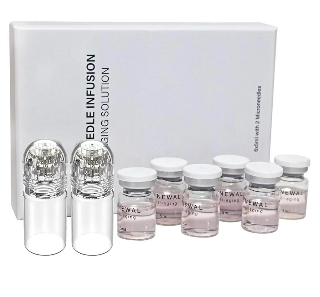 Micro-Infusion System For Face, Micro System For Face, SerumSmooth Skin Facial Serum for Many Skin Types (1 x applicator + 5 x Serum)