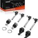 A-Premium Set of 8, Upper Lower Ball Joint, Inner Outer Tie Rod End, Compatible with Ford F-150 97-03, F-150 Heritage 04, F-250 97-99, Expedition 97-02, Lincoln Navigator 98-02, Blackwood 02, RWD
