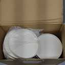 Fulmoon 50 Pack 5 oz Paper Soup Containers with Lids, Disposable Kraft Paper Soup Cups Ice Cream Bowls Food Storage with Lids, Microwavable and Freezer Safe(White)