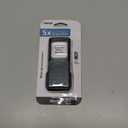 Carson MiniBrite LED Lighted Slide-Out Aspheric Magnifier with Protective Sleeve (PO-55), 5X, Gray (Single Pack)