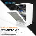 BlueStars 154827601 Door Seal, 809006501 Lower Seal, 154701001 Splash Shield Kit  Compatible with Frigidaire Kenmore Crosley Dishwashers - Replaces AP5690109 AP5809675 AP4338941