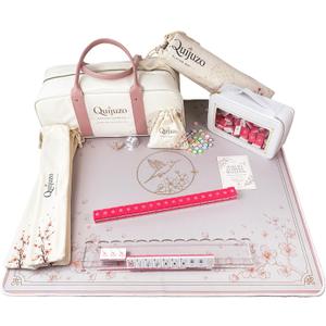 160-Tile American Mahjong Set with 4 Racks, Mat & Travel Tote, Large Bag