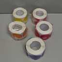 ZAVOOS 2500 Pieces 2 Inch Colored Dot Stickers, Adhesive Round Color Coding Label, 5 Assorted Colors Solid Circle Dots for Office, Home, Inventory, File Classification