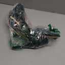 Carcuume Women's Closed Toe Heels Bow Stiletto Heel Sandals Pointed Toe Pumps Wedding Shoes (8, Green)