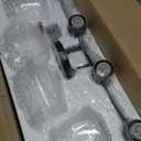 4-Light Bathroom Light Fixtures, Black Modern Vanity Light, Bathroom Wall Lamp for Mirror Kitchen, Bedroom, Hallway, Living Room, Hallway