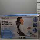 COMFIER Back Massager for Pain Relief Deep Tissue, Shiatsu Neck and Back Massager with Heat, Rolling & Compression Massage Chair Pad for Office Chair, Full Body Massage Chair Gift for Mom Dad (Gray)