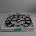 La Crosse Clock 404-3451 20-Inch Black Metal Tower Quartz Clock