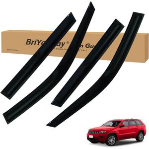 Vent Shades Rain Guards for Jeep Grand Cherokee 2011 2012 2013 2014 2015 2016 2017 2018 2019 2020 2021 Accessories, for Jeep Grand Cherokee Window Deflectors Window Visors