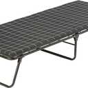 Coleman ComfortSmart Big & Tall Cot with Mattress Pad, Folding Steel Camp Bed with Plush Pad for Comfortable Sleeping, Great for Camping, Lounging, Elevated Sleeping, Guests, & More