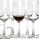 C CREST Elegant 11.2oz RedWine Glasses for Party, Wedding- Set of 8