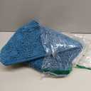 OLANLY Dog Door Mat for Muddy Paws 35x24, Absorbs Moisture and Dirt, Absorbent Non-Slip Washable Doormat, Quick Dry Chenille Mud Mat, Entry Indoor Entryway Carpet for Inside Floor, Atlantic Blue