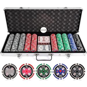 Versa Games 500pc 11.5g Casino Ace Poker Chips Set