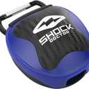 Shock Doctor Mouth Guard Case, Ventilated, Universal Storage for Mouthguard, Adult & Youth Sizes (Trans Blue)