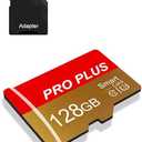 TF Card 128GB with Adapter, High Speed Memory Card, UHSI C10 A1 Memory TF Card for Tablet/Mobile Phone/Camera/Car Audio/Game Console (128, GB)
