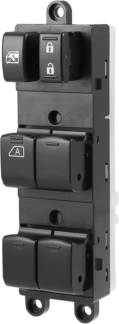 X AUTOHAUX Front Left Driver Side Power Window Switch for Subaru Legacy 2010-2012 for Subaru Outback 2010-2012 w/Auto Down 83071AJ010 Black