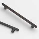 Asidrama 2244 10 Pack 6.3 Inch(160mm) Oil Rubbed Bronze Kitchen Cabinet Handles, Cabinet Pulls Kitchen Cabinet Hardware for Cupboard Drawer Pulls (6.3" Hole Center)