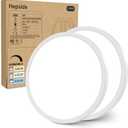 2PACK Flush Mount LED Ceiling Light Fixture White, 12Inch 28Watt, Dimmable & 3000K-4500K-6000K 3 Color Selectable Ceiling Lamp 3200LM Low Profile Ceiling Light for Kitchen Bedroom Hallway Porch